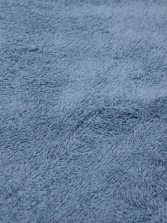 Sidirela Πετσέτα Προσώπου Line 50x90εκ. Μπλε Βάρους 550gr/m²