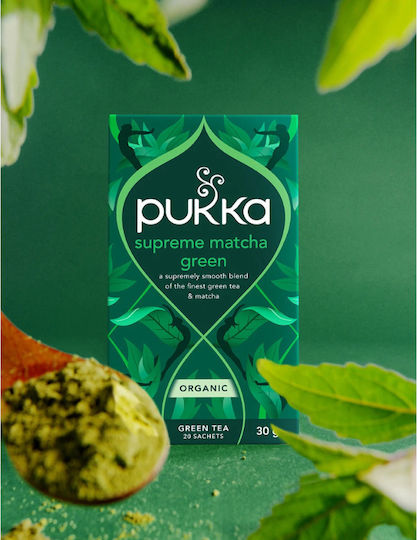 Pukka Матча Чай Органичен продукт Supreme 20 Чайни пакетчета