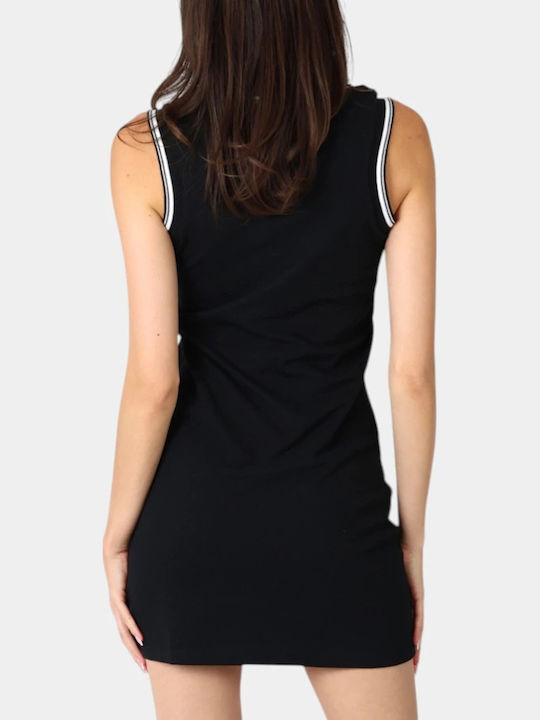 Nautica Sommer Mini Damenkleid Schwarz