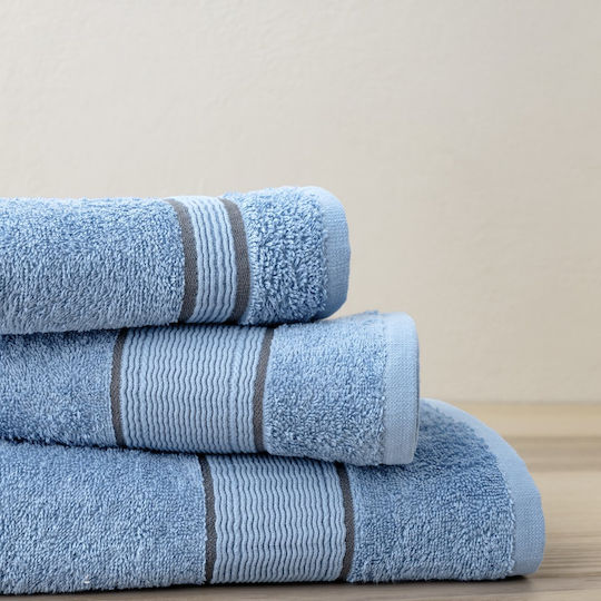 Nima Hand Towel Elyon 30x50cm Aegean Blue Weight 460gr/m²