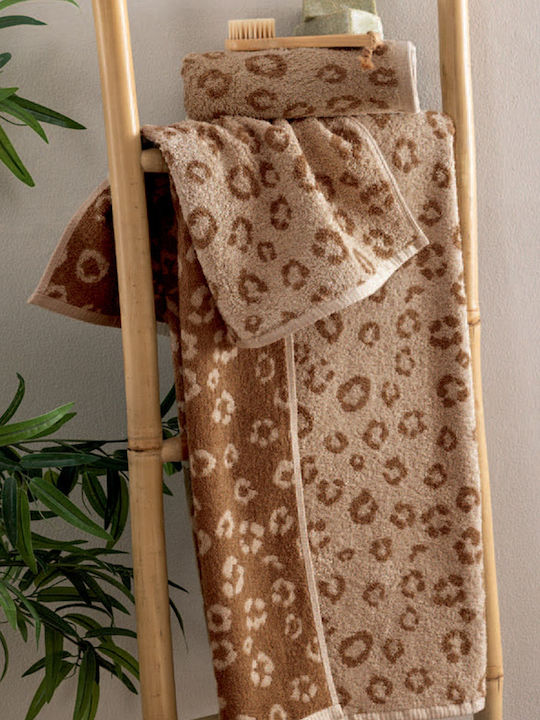 Palamaiki Gesichtstuch Pam 50x90cm Pam Braune Gewicht 550g/m²