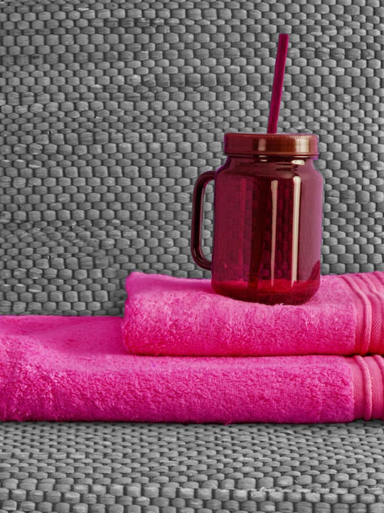 Cokitex Πετσέτα Προσώπου Baboo 50x100εκ. Fuschia Βάρους 550gr/m²
