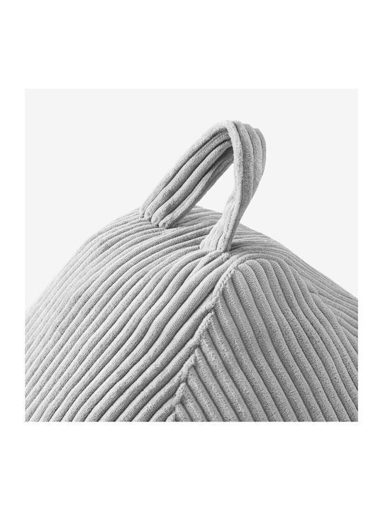 Pouf Sessel Grau 70x70x53cm