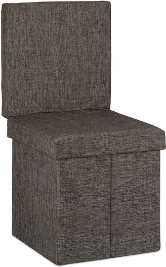 Taburet Pliabil Pentru Camera De Zi Cu Spațiu De Depozitare Maro 73x38x38cm