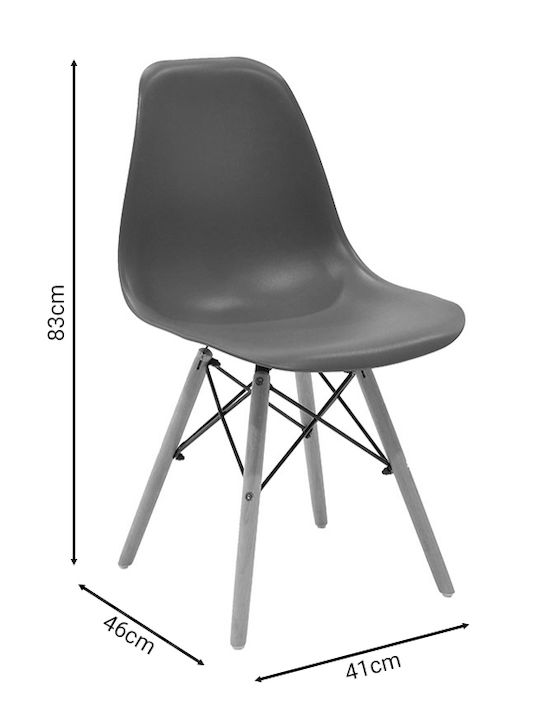 Julita Esszimmermöbel-Set mit 4 Stücken 120x75cm