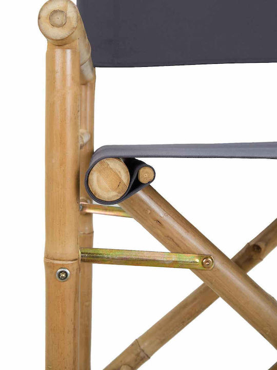 Wooden Director Chair Brown 2 Pieces