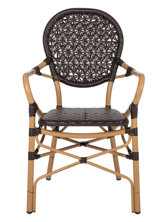 Gartenstühle Bambus Braune 10 Stücke 56x62x95cm