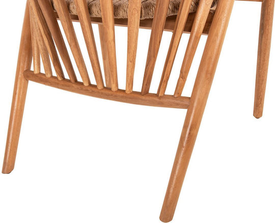 Fotoliu de exterior Lemn TEAK 60x63x82cm