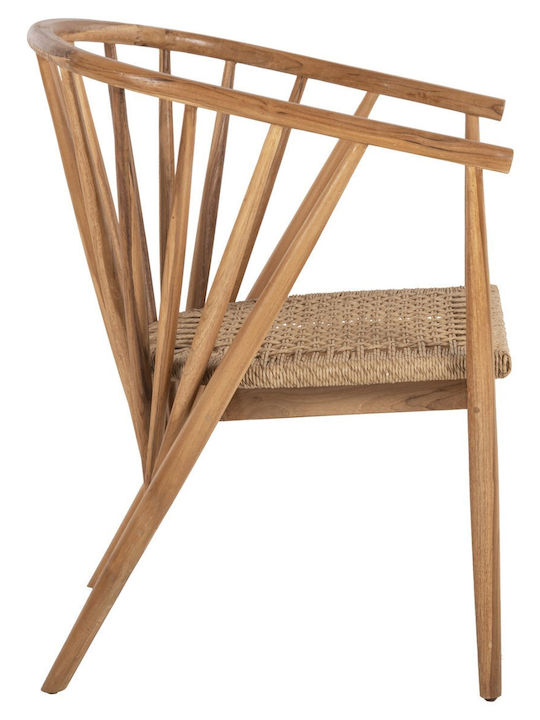 Fotoliu de exterior Lemn TEAK 60x63x82cm