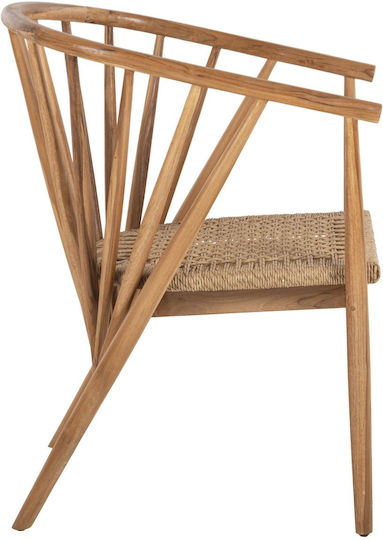 Fotoliu de exterior Lemn TEAK 60x63x82cm
