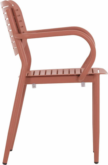 Gartenstühle Aluminium Terracotta 56x58x80cm
