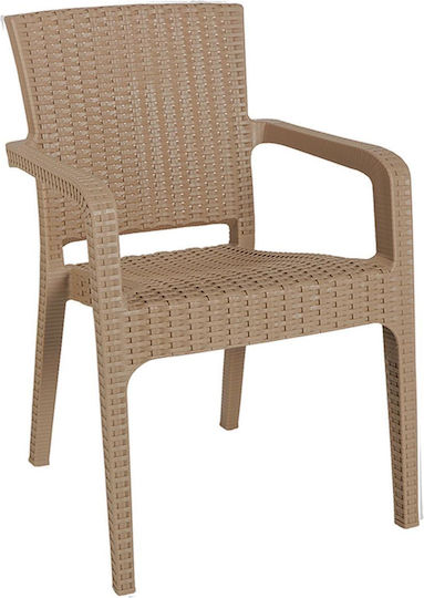 Stuhl Halcyon Beige 57.5x59.5x76cm Stuhl Halcyon Beige 57.5x59.5x76cm