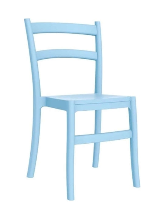 Polypropylene Catering Chair Tiffany Light Blue 45x51x85cm