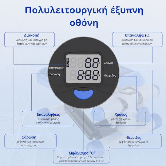Coowoo CardioRise Мини Степер с Гумени Ленти за Тренировка