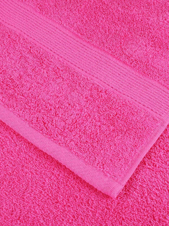 vidaXL Bath Towel Set 4pcs Pink Weight 600gsm