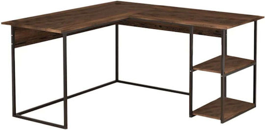 Birou Delta 147.8x140x73.8cm Nucă Fumată