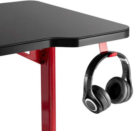 Γραφείο Gaming Nanors με LED & USB θύρες 120x60εκ. Black Γραφείο Gaming Nanors με LED & USB θύρες 120x60εκ. Black