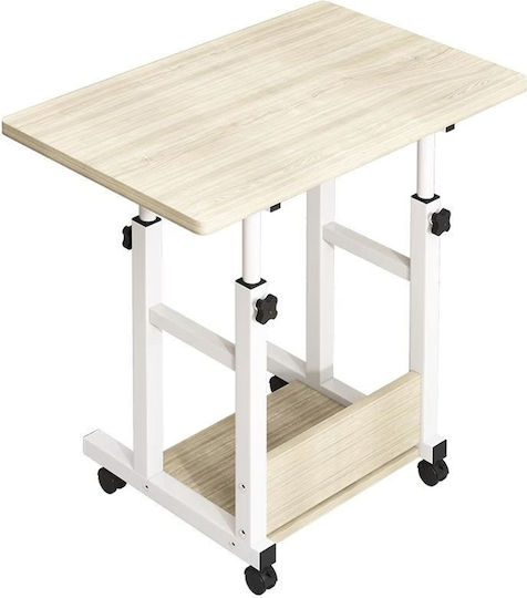 Γραφείο Υπολογιστή Stolu 60x40x68εκ. Φυσικό-Λευκό Γραφείο Υπολογιστή Stolu 60x40x68εκ. Φυσικό-Λευκό