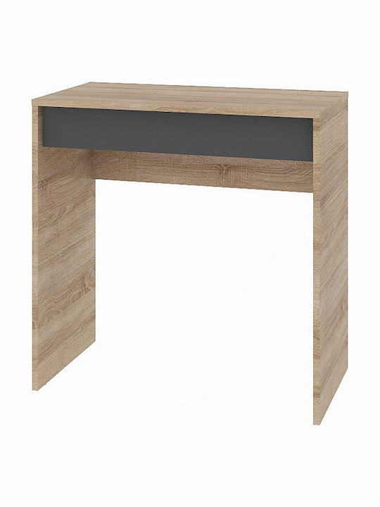 Компютърно Бюро City Дървесно Sonoma Oak Графит 75x38x75см