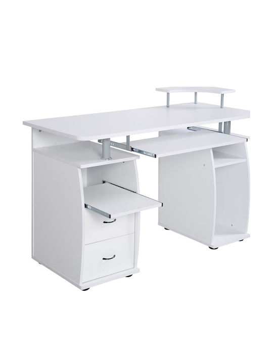 Computer Büro Holz White 120x55x85cm
