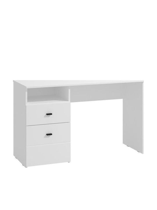 Birou Din Lemn Alb 127x51x77cm