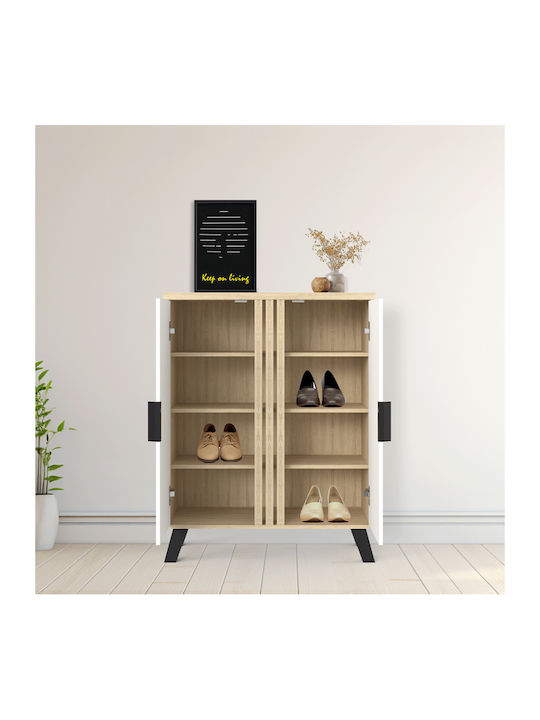 Holz Schuhorganisator Shoby 70.5x30x91cm