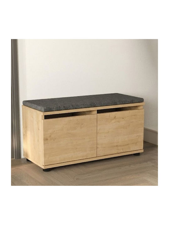 Holz Schuhschrank Twain 80x35x42cm