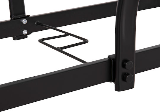 Metal Masa pentru spații exterioare Negru 150x90x72buc