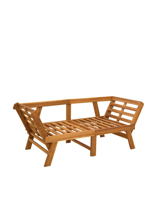 Bancă De Exterior Din Lemn Cu Perne 162x72x65cm