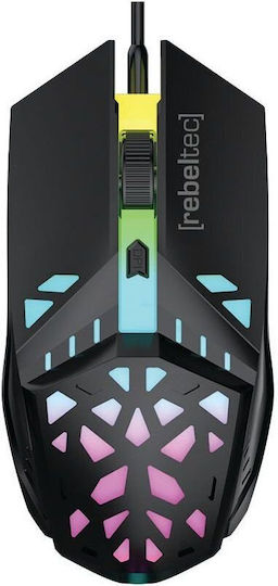 Rebeltec Shark RGB Gaming Mouse Black