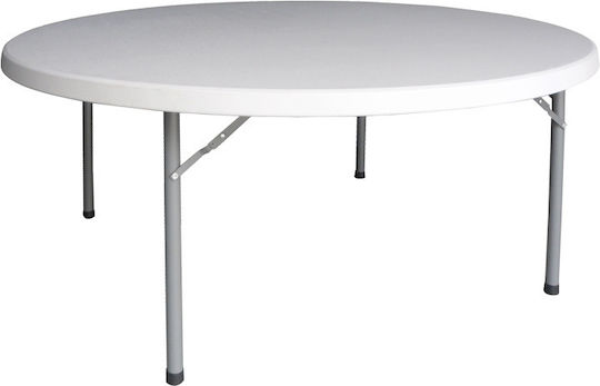 Tisch Verpflegung Comfort Zusammenklappbar 180x180x74cm White shade Tisch Verpflegung Comfort Zusammenklappbar 180x180x74cm White shade
