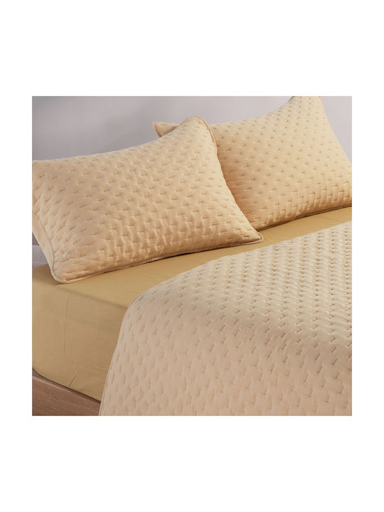 Nef-Nef Homeware Adelle Σετ Μαξιλαροθήκες Καπιτονέ Yellow 52x72εκ.
