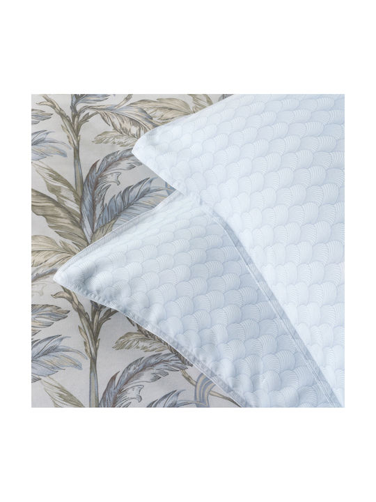 Kentia Set Pillowcases with Envelope Cover Gray 50x70cm