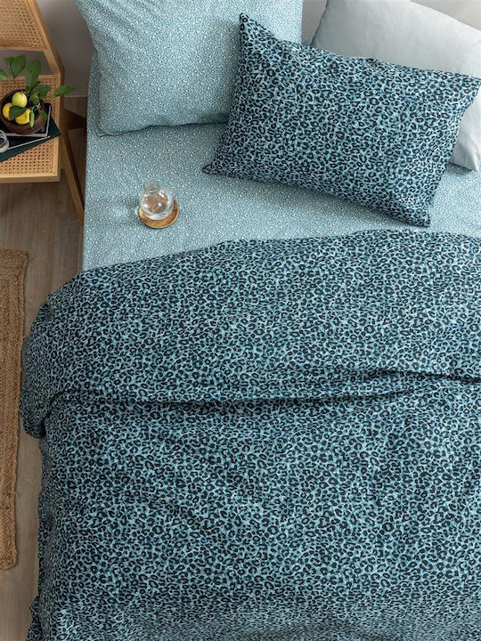 Palamaiki Fl6300 Set Pillowcases with Envelope Cover Blue 52x72cm