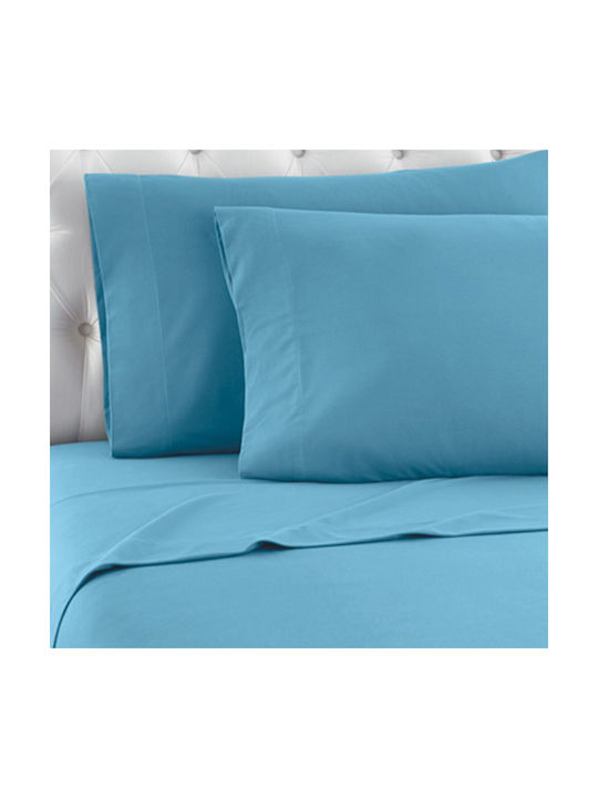 TnS Pillowcase Set with Envelope Cover Blue 52x72cm.