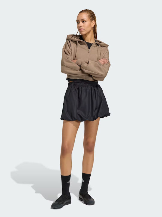 Essentials Damen Sweatshirt mit Kapuze Braun