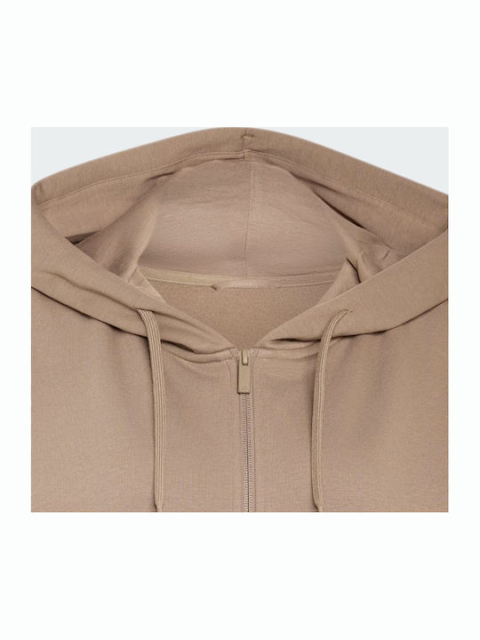 Essentials Damen Sweatshirt mit Kapuze Braun