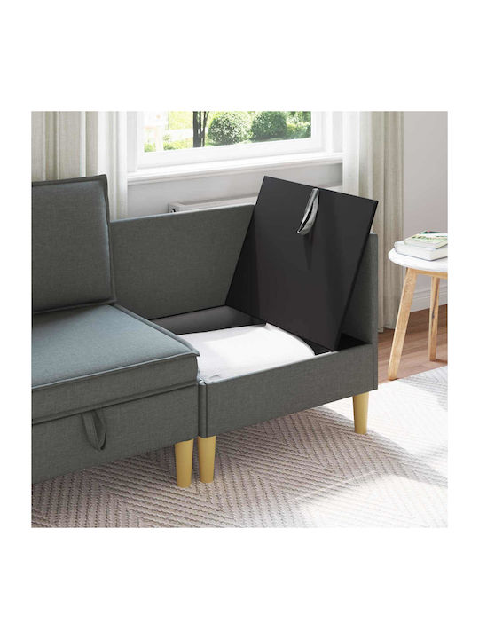Dunkelgrauer Sessel Dunkelgraue Farbe 70x70x82cm