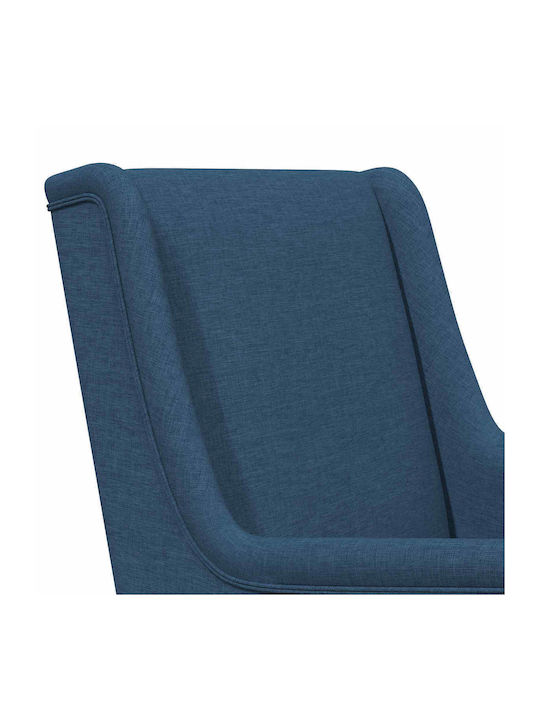 Schaukelnder Sessel Blau 62x80x85cm