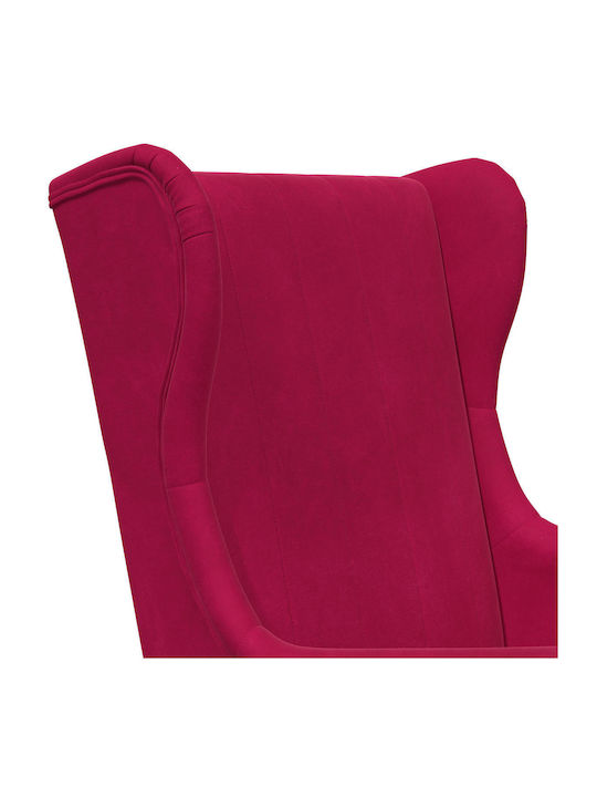 Sessel Samt Rotes 65x79x100cm