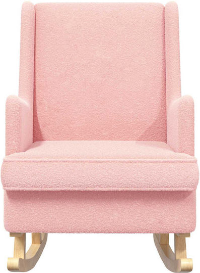 Rocking Armchair Pink 62x80x85cm