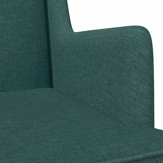 Schaukelnder Sessel Dunkles Grün 62x80x85cm