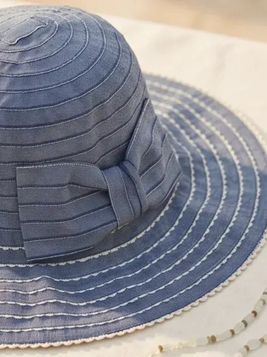 Doca Pălărie de damă împletită albastră