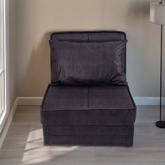 Thales Armchair Bed Gray 110x85x90cm