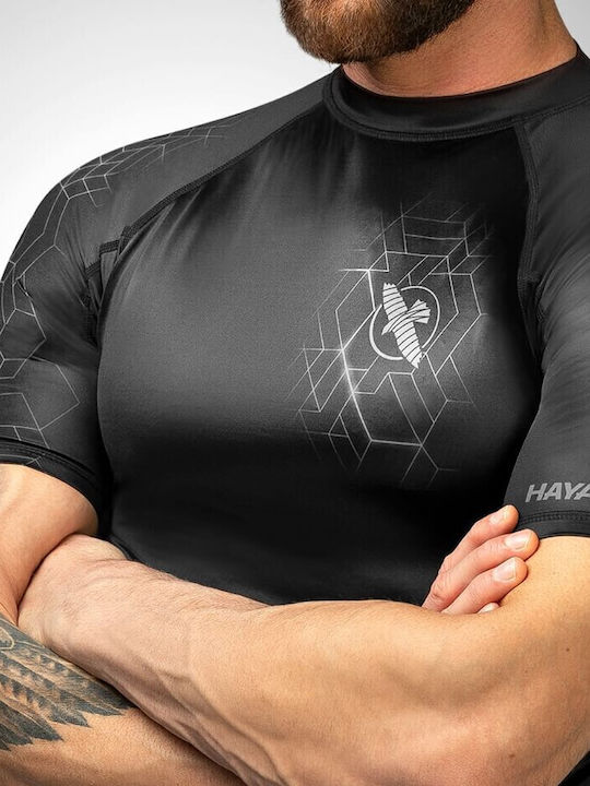 Hayabusa Men's Short Sleeve Shirt RG03-SS-G for Jiu-Jitsu Grey