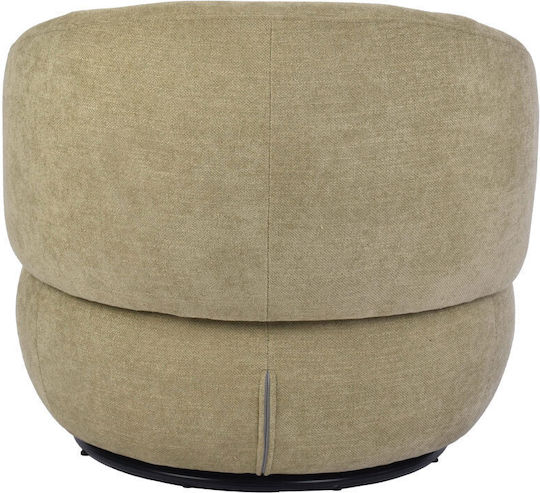 Bubble Armchair Swivel Light Olive 74x84x69cm