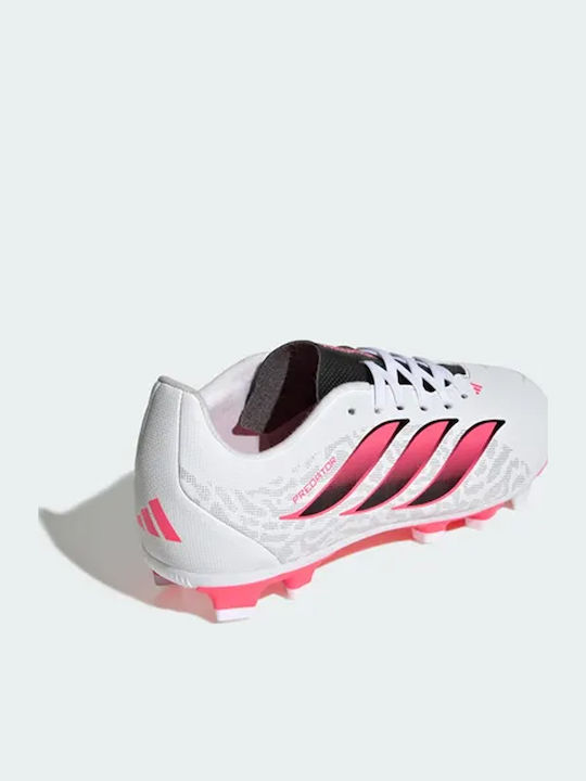 Predator Club FG/MG Kinder Fußballschuhe und Stollenschuhe mit Geformt Außensohle Weiß
