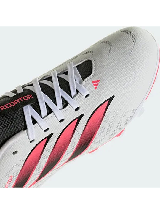 Predator Club FG/MG Kinder Fußballschuhe und Stollenschuhe mit Geformt Außensohle Weiß