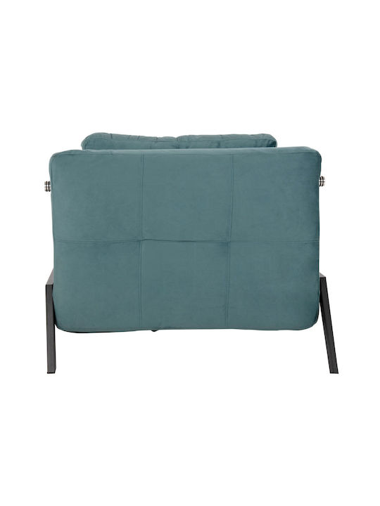 Massage Velvet Armchair Verde 95x92x66cm
