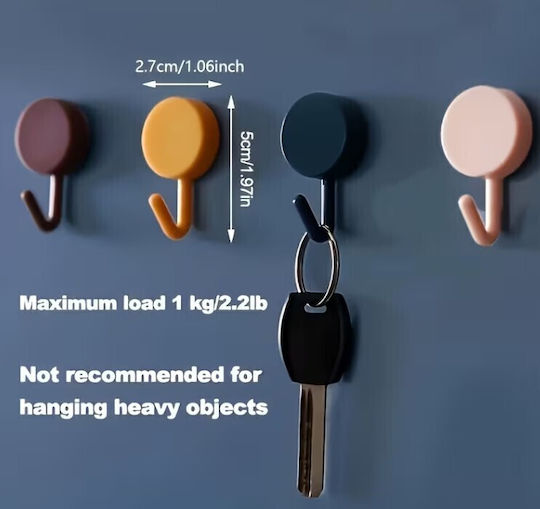 6WM135W5W4 Plastic Hangers with Sticker Black 5 Pieces